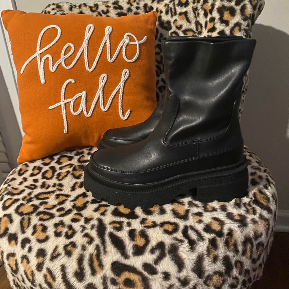 Chunky Sole Boots